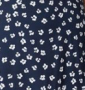 Robe maternité portefeuille à fleurs – Bleu marine