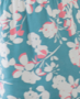 Robe longue de grossesse et d'allaitement à imprimé floral
