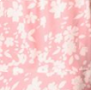 Robe de grossesse à allaitement rose avec cordon de serrage et fleurs