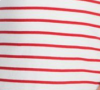 Chandail marinière maternité et allaitement en coton – Rouge/Blanc