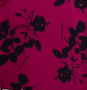 Robe grossesse et allaitement en jersey imprimé floral fuchsia