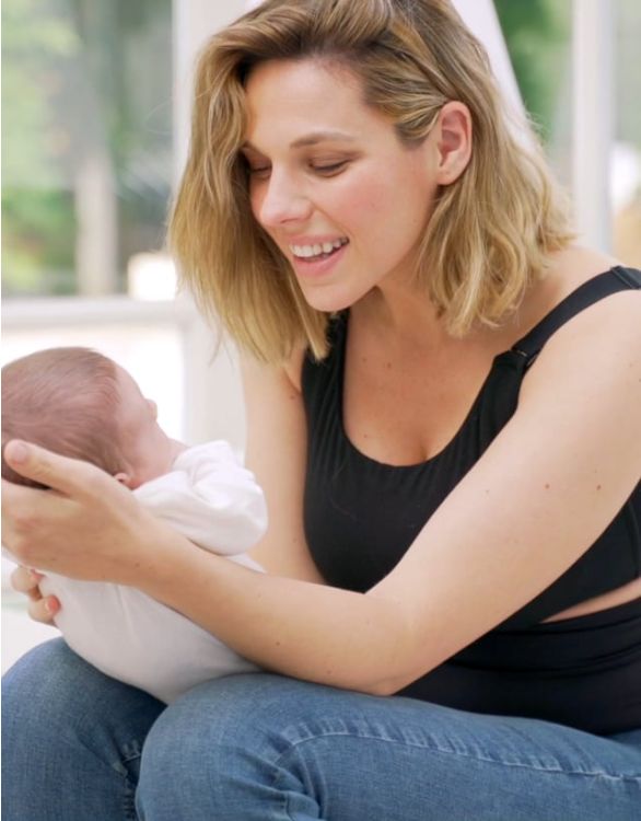 Sepinbra Nursing Bra Full Bust Breastfeeding Seamless Maternity Bras for  Pregancy Beige S