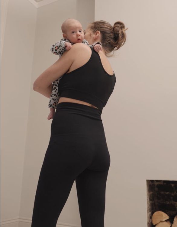 Buy Seraphine Black Post Maternity Shaping Leggings from Next Ireland