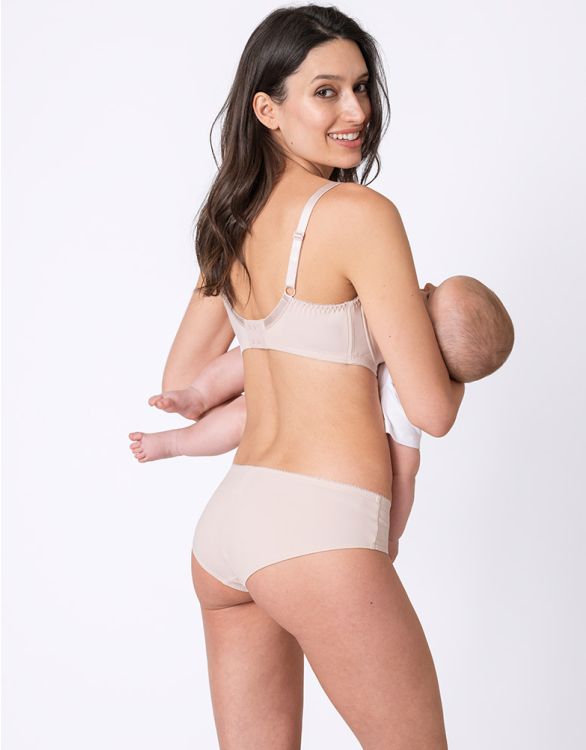 Buy Tailor and Circus Pure Soft Anti-Bacterial Beechwood Modal Maternity Bra  - Nude Online