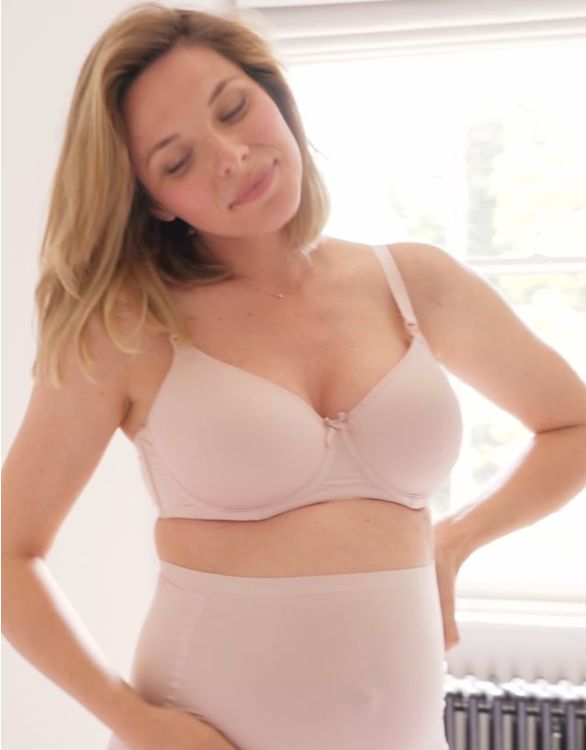Buy Seraphine Grey & Blush Pink Bamboo Nursing Bras – Twin Pack from Next  Luxembourg