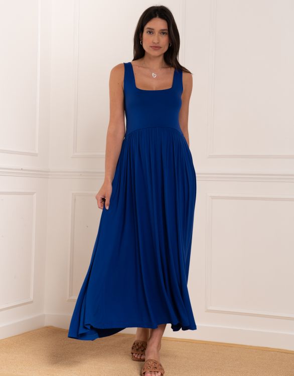 Image for Jersey Bamboo Strap Midi Dress 