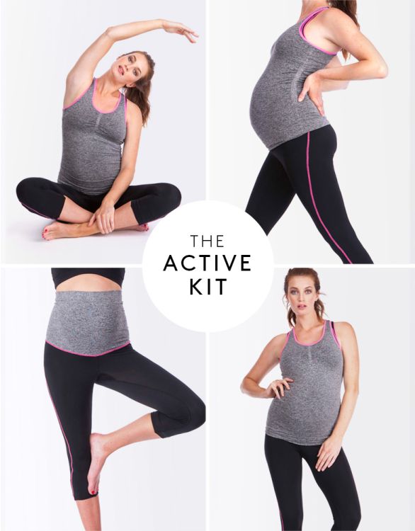 Image for The 2 Piece Active Kit – Pregnancy Yoga & Sportswear