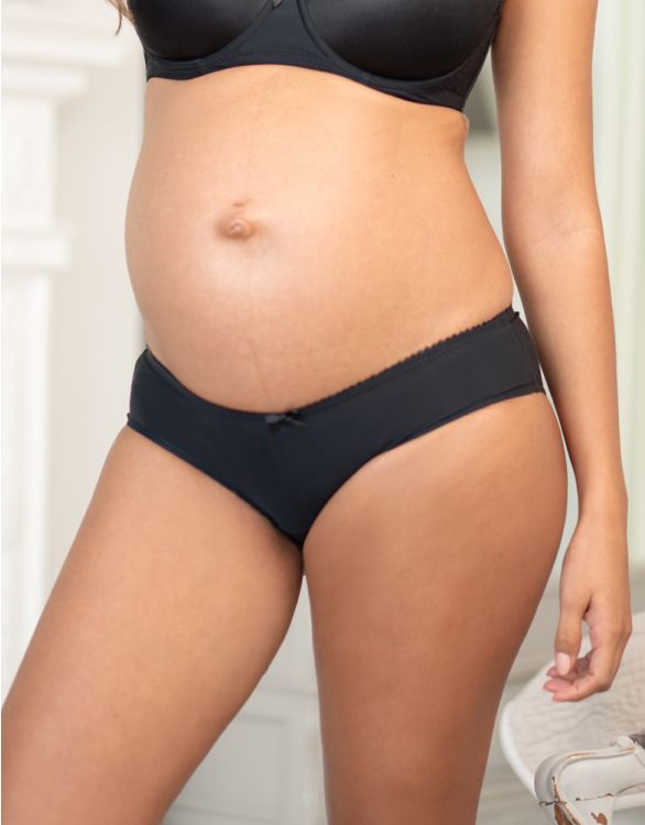 Image for Seraphine Black Maternity Panties