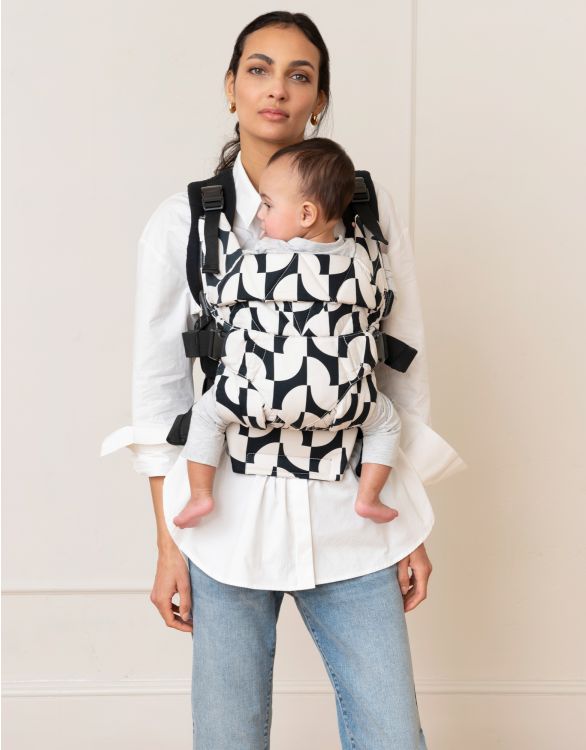 Image pour Le porte-bébé CARIPOD™ - Toile en coton à imprimé géométrique