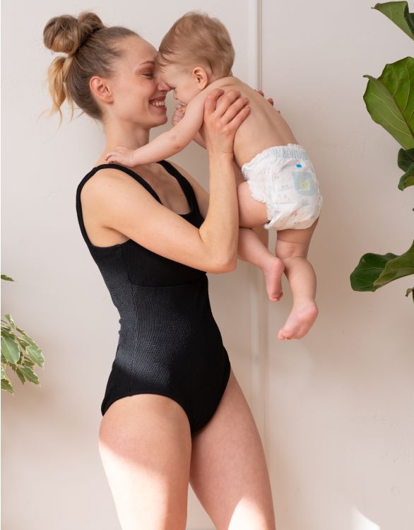 Image pour Maillot de bain post-accouchement à compression texturé