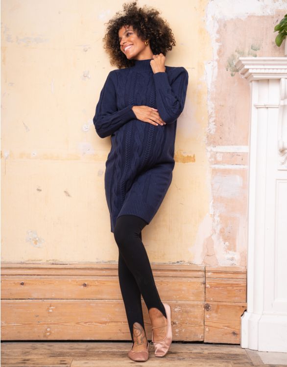 Image for Cable Knit Maternity & Nursing Tunic