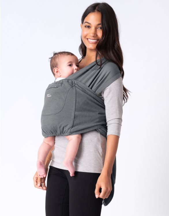 Image for Caboo Organic Cotton Baby Carrier - Grey