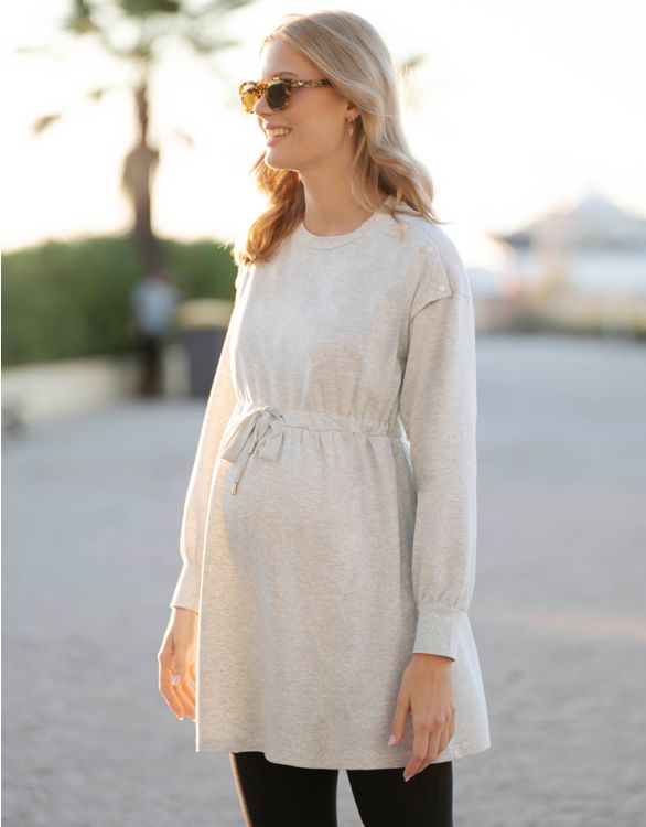 drawstring maternity dress