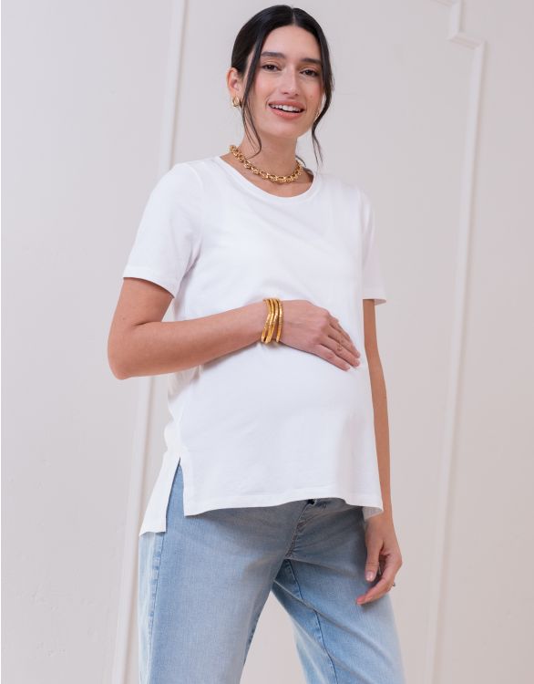 Image pour T-shirt de maternité en jersey à manches courtes 