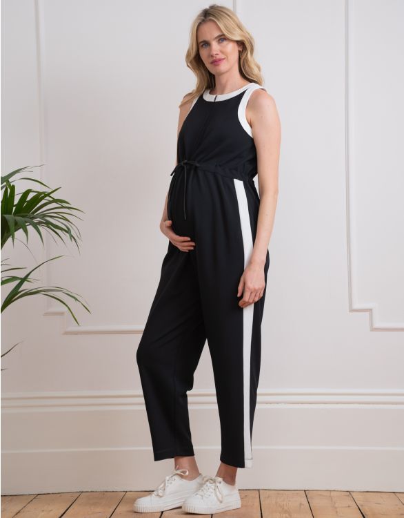Image for Sleeveless Maternity & Nursing Jumpsuit  