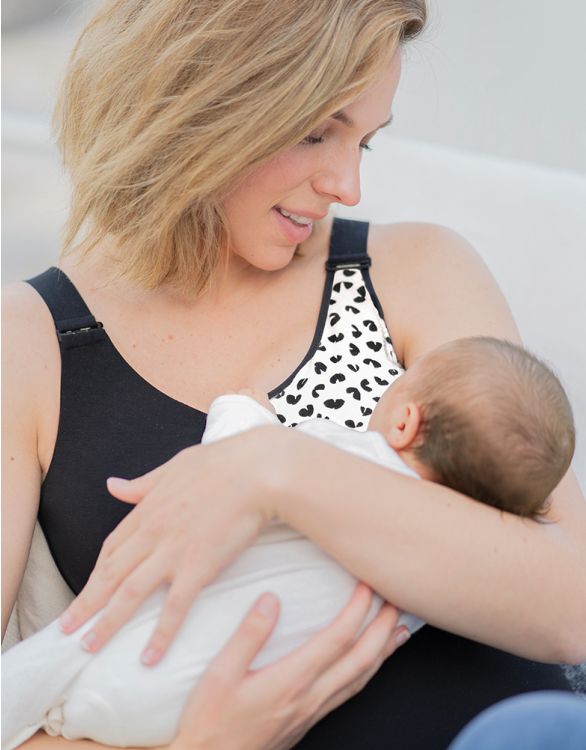 Image pour Soutien-gorge maternité et allaitement éveil sensoriel – Noir