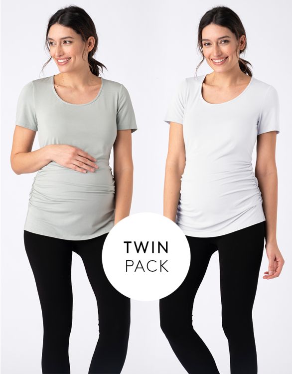 Image for Two Pack Essential Maternity T-Shirts