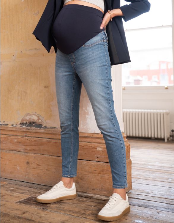 Image for Organic Cotton Light Skinny Maternity Jeans