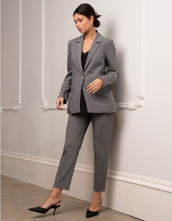 Image for Tailored Grey Maternity Blazer