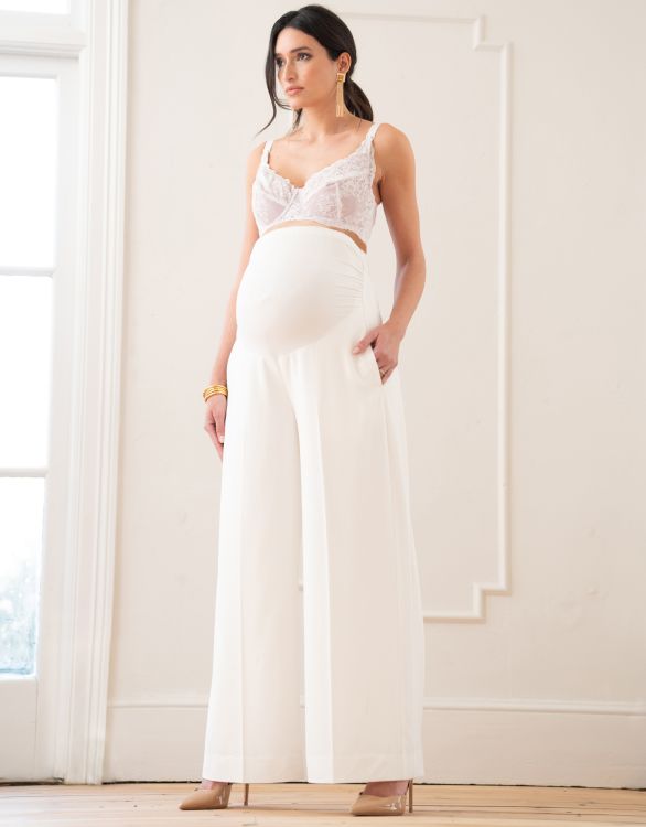 Image for Wide Leg Over Bump Trousers