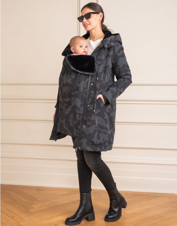 Image for Camo 3 in 1 Maternity & Babywearing Parka