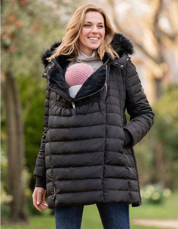 Image for Short 3 in 1 Down Maternity Coat