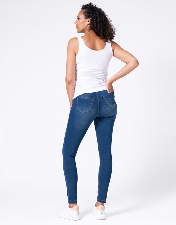 Only Maternity Skinny Jeggings 'Rain' in Blue Denim | ABOUT YOU