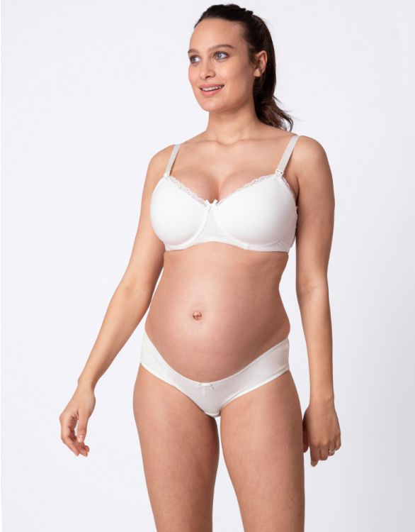 Maternity White Brief Knickers for Women for sale