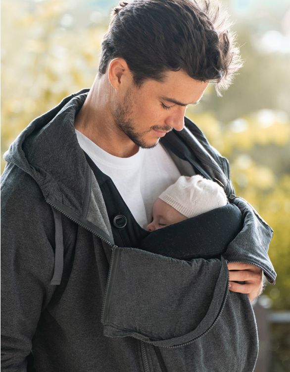 Men's Hoodie with Baby Pouch | Seraphine