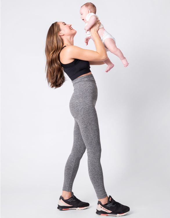 Charcoal Post Maternity Shaping Leggings