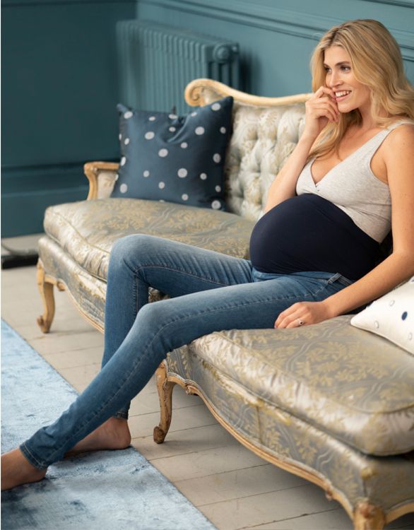 Image pour Jean maternité super skinny - Bleu