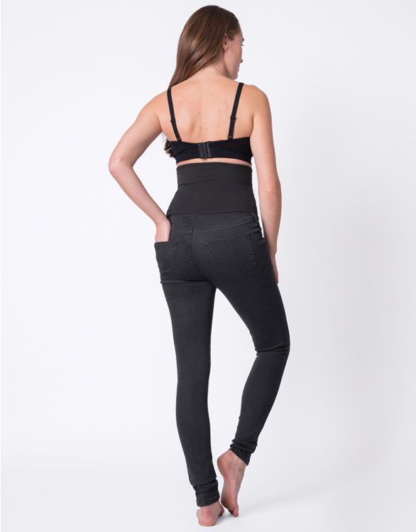 Black Post Maternity Shaping Trousers