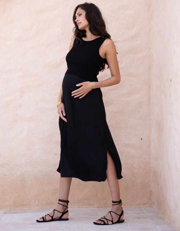 Image for 2-in-1 Maternity & Nursing Knit Top Dress