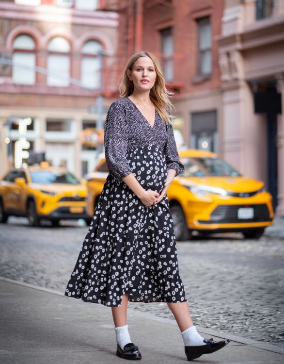 Image for Button-Down Maternity Dress