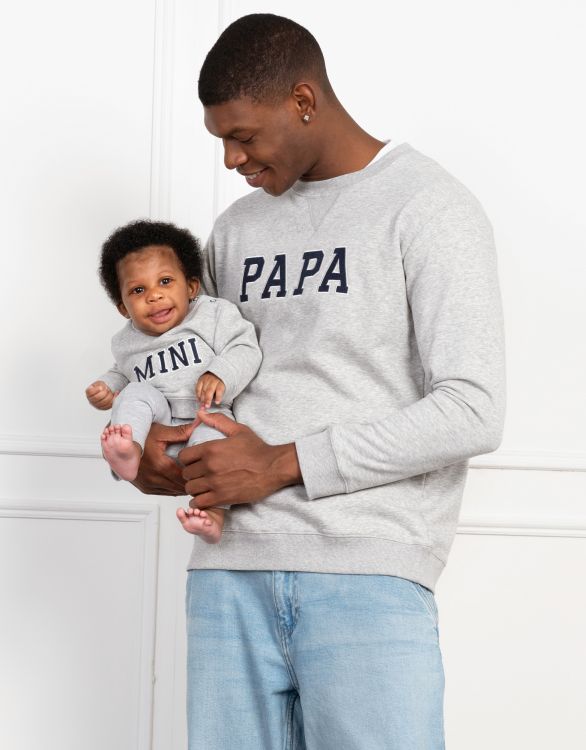 Image for Cotton Blend Papa & Mini Sweatshirts