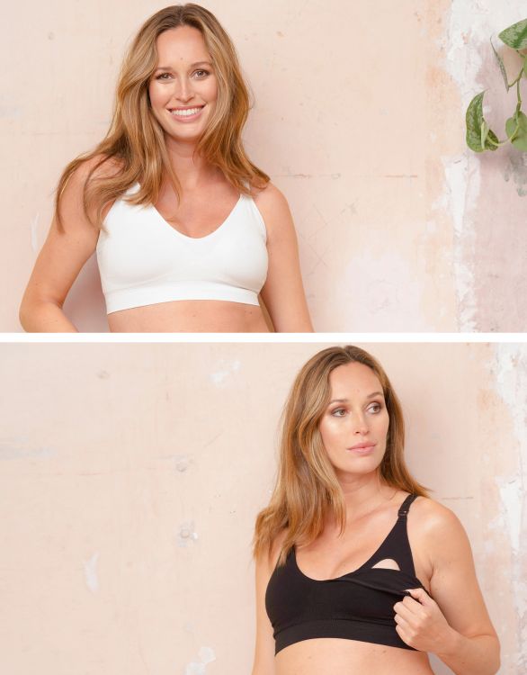 Image for Seraphine Bamboo Nursing Bras – Twin Pack