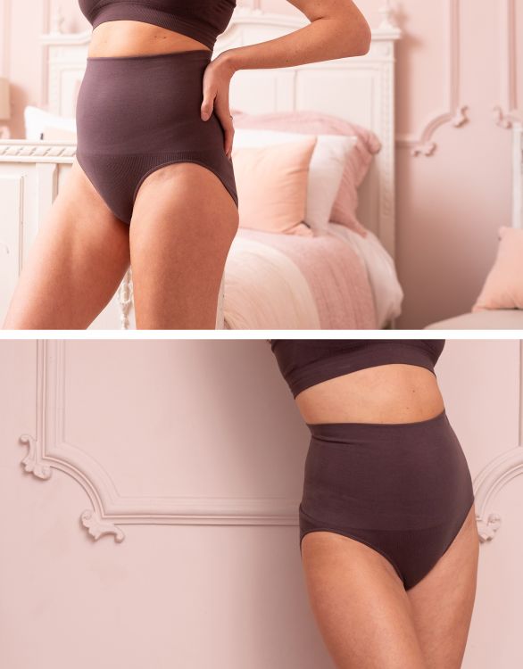 Image for Post Maternity Shaping Briefs – Chocolate Twin Pack