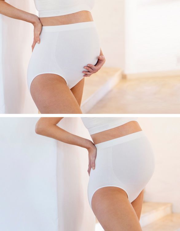 Image for 2-Pack Bamboo Over Bump Maternity Briefs