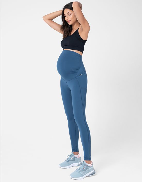 Azure Bump & Back Support Maternity Leggings