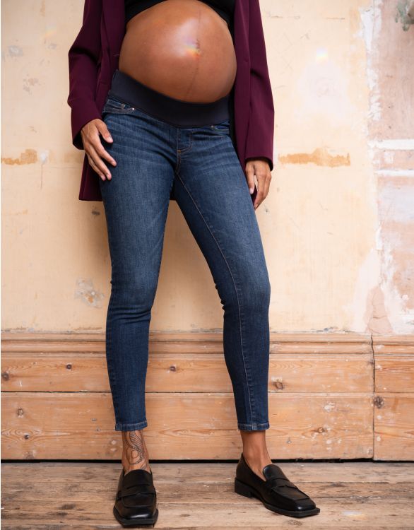 Image for Organic Under Bump Skinny Maternity Jeans
