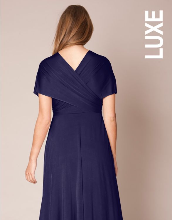 Midnight Blue Multiway Maternity Maxi Dress