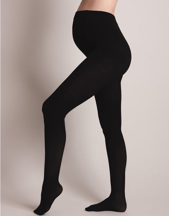 Image for 300 Denier Extra Soft Bamboo Maternity Tights 