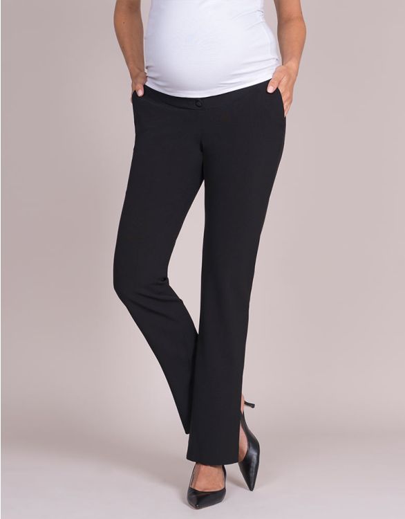 Maternity Fitted Slim Work Pants by Angel Maternity Online  THE ICONIC   Australia