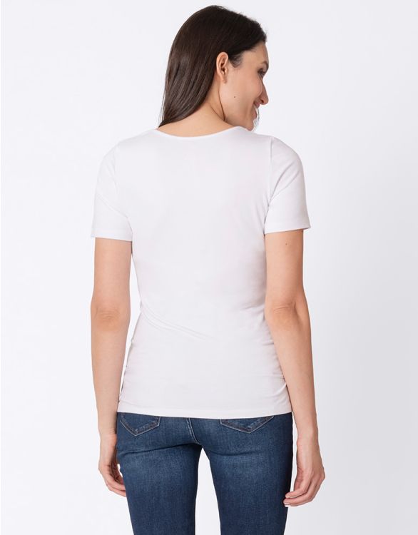 Tshirt Maternité Blanc Coton Bio l Vêtements Grossesse Bio