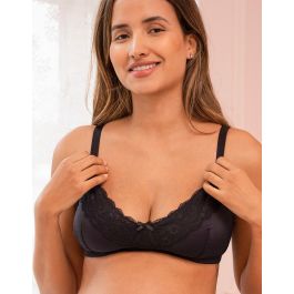 Bandeau Bra with Nursing&Maternity Bras Lace Embroidery