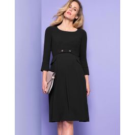 Black Tailored Maternity Dress | Seraphine