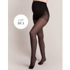 20 Denier Black Maternity Tights – 2 Pack
