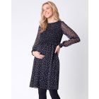 Smocked Maternity & Nursing Dress