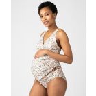 Floral Print Ruched Maternity Tankini