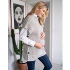 Maternity & Nursing Sleeveless Ribbed Knit Jumper Vest